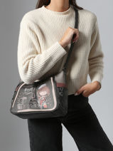 Cross Body Tas Mademoiselle Anekke Grijs mademoiselle 41803002-vue-porte